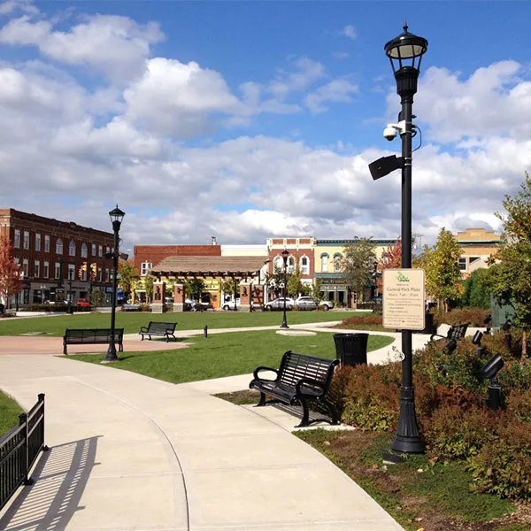 Central Park Plaza on Lincolnway in Valparaiso