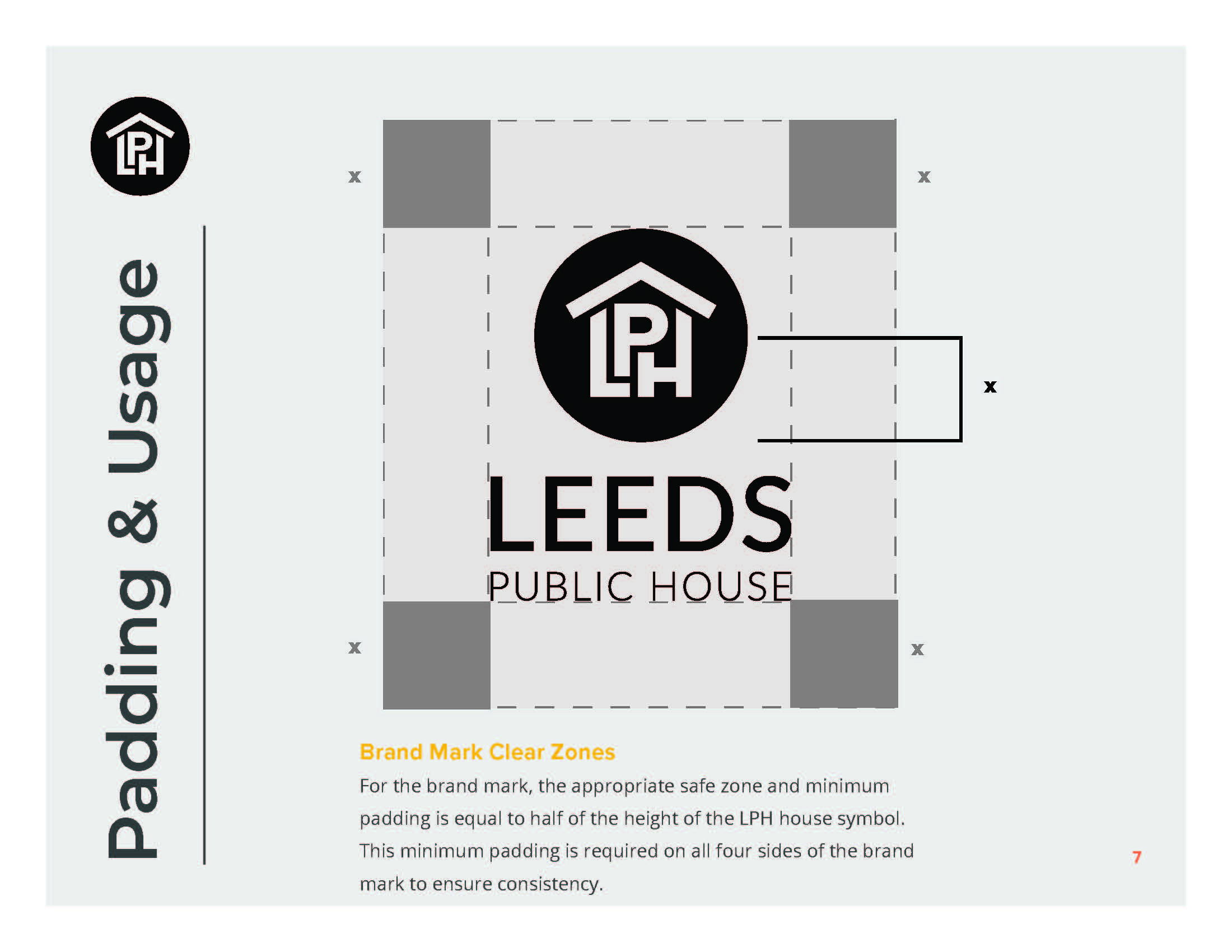 lph brand guidelines padding and usage of logo
