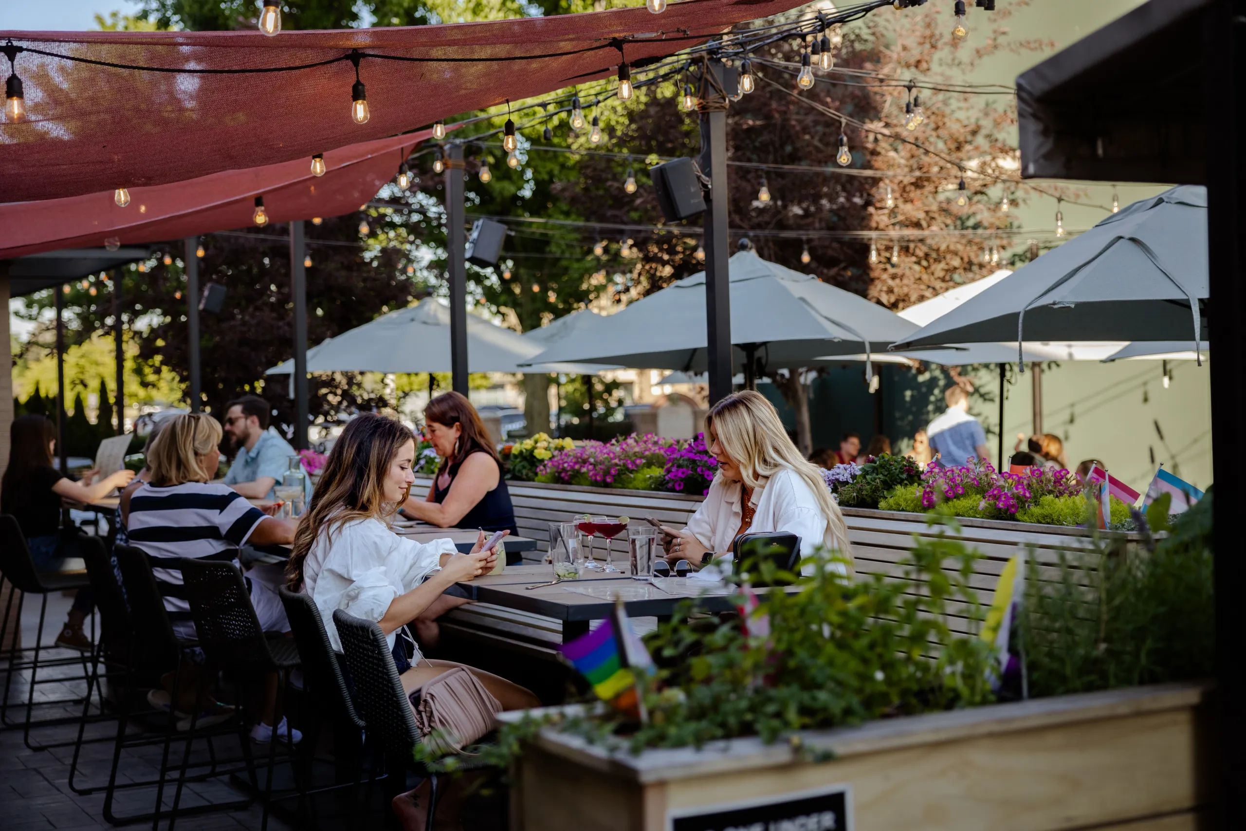 outdoor patio seating leeds public house