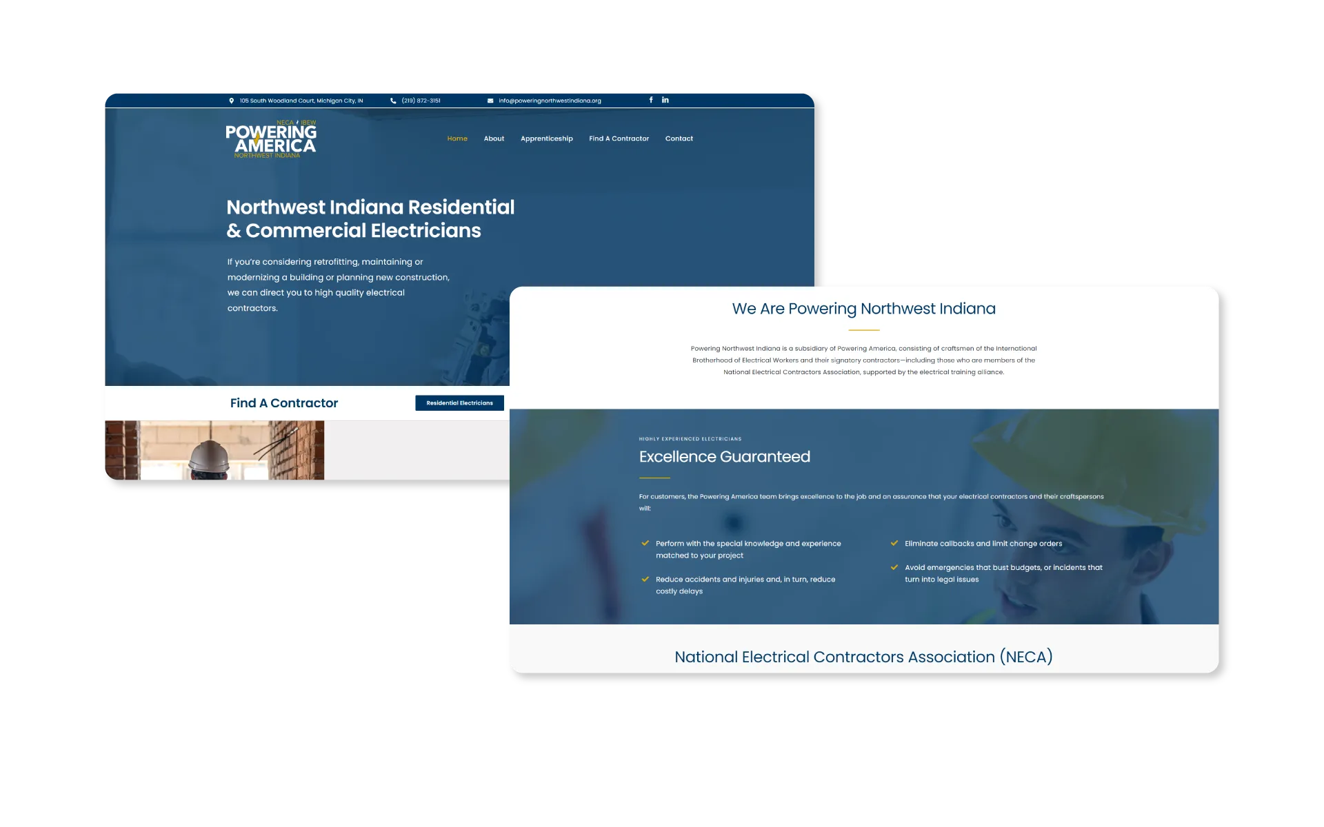 Powering-America-Mockup powering america website mockup by sera group