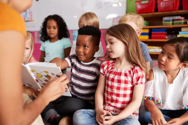 group of pre-k students