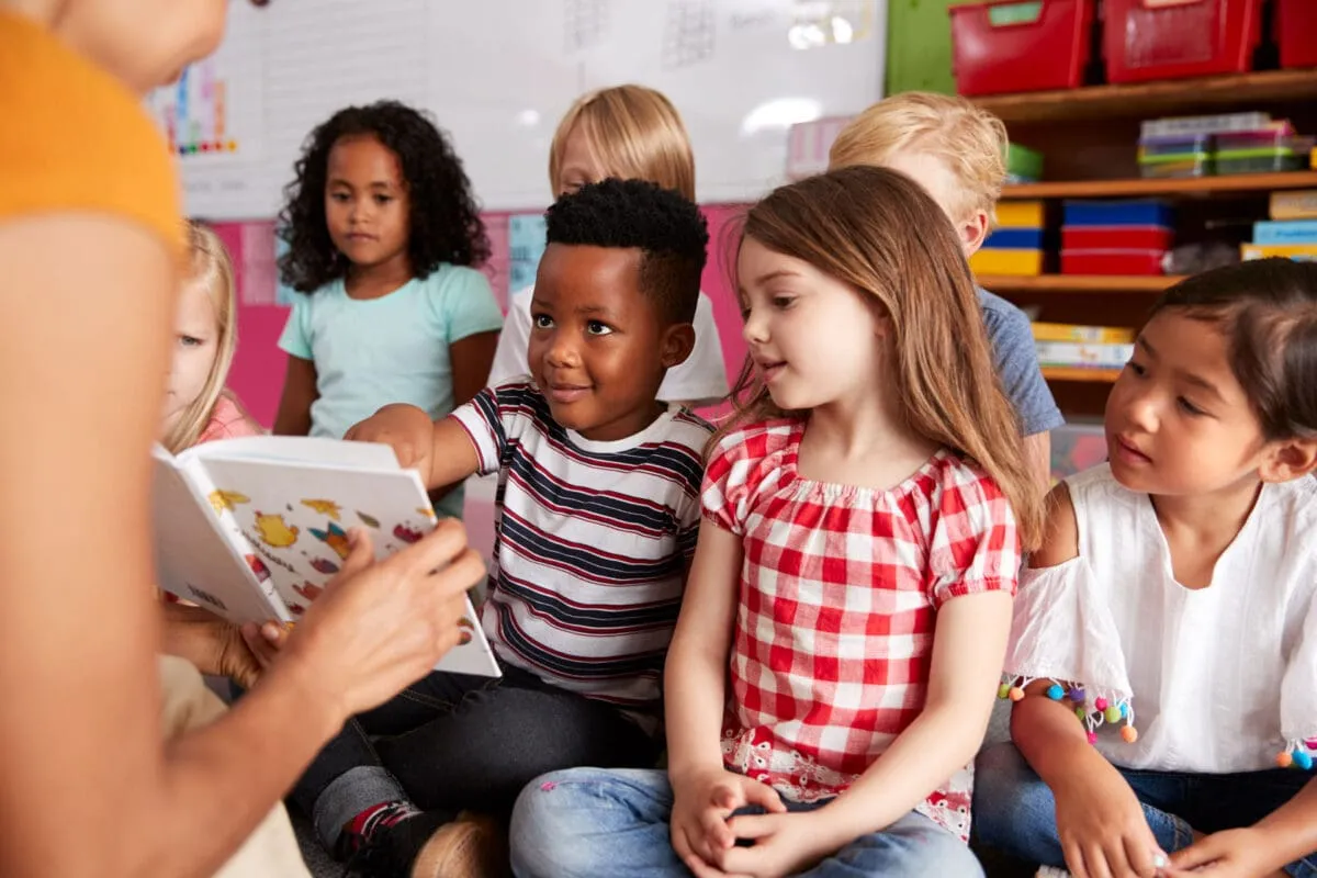 group of pre-k students