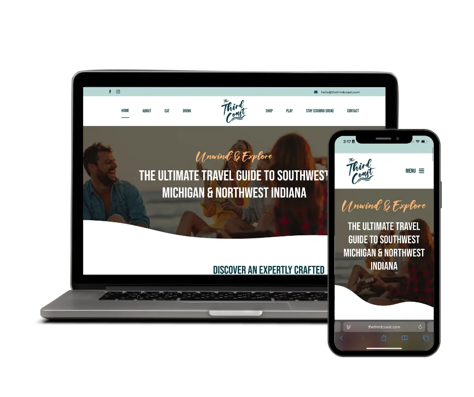 The Third Coast Website Mockup